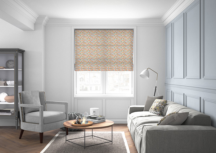 Odense, Burnt Orange - Roman Blind - Image 5